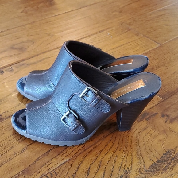 BC BG Open Toe Block Heel Shoes - Picture 2 of 6